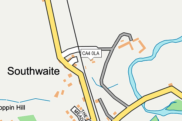 CA4 0LA map - OS OpenMap – Local (Ordnance Survey)