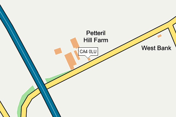 CA4 0LU map - OS OpenMap – Local (Ordnance Survey)
