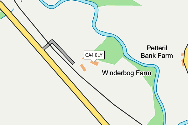 CA4 0LY map - OS OpenMap – Local (Ordnance Survey)