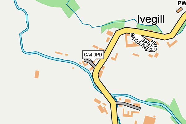 CA4 0PD map - OS OpenMap – Local (Ordnance Survey)