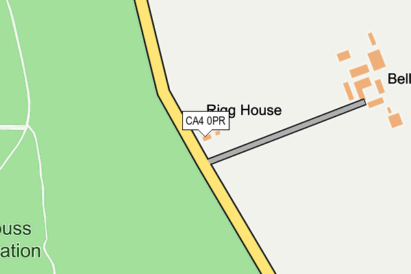 CA4 0PR map - OS OpenMap – Local (Ordnance Survey)