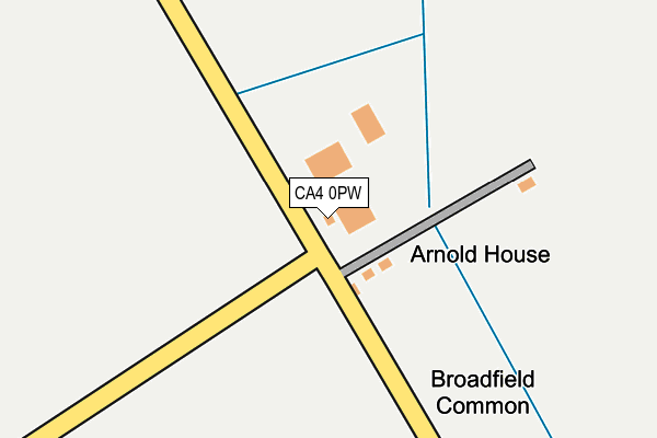 CA4 0PW map - OS OpenMap – Local (Ordnance Survey)