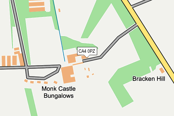 CA4 0PZ map - OS OpenMap – Local (Ordnance Survey)