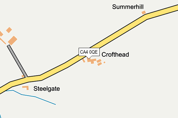 CA4 0QE map - OS OpenMap – Local (Ordnance Survey)