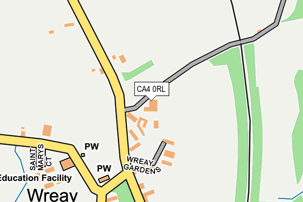 CA4 0RL map - OS OpenMap – Local (Ordnance Survey)