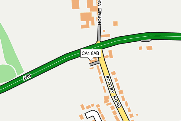 CA4 8AB map - OS OpenMap – Local (Ordnance Survey)