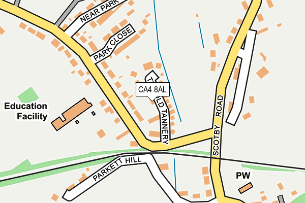 CA4 8AL map - OS OpenMap – Local (Ordnance Survey)