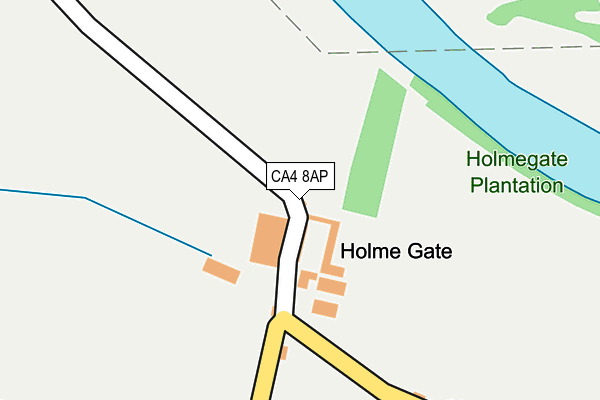 CA4 8AP map - OS OpenMap – Local (Ordnance Survey)