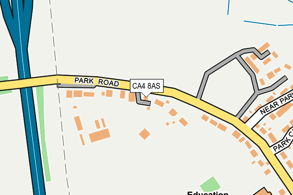 CA4 8AS map - OS OpenMap – Local (Ordnance Survey)