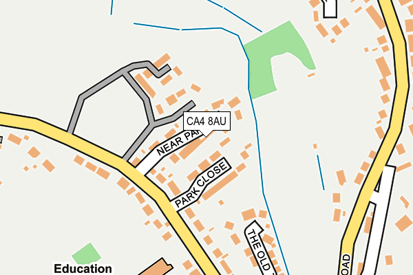 CA4 8AU map - OS OpenMap – Local (Ordnance Survey)