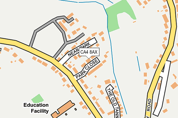CA4 8AX map - OS OpenMap – Local (Ordnance Survey)