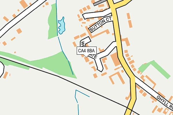 Map of JB NUTRITION (CARLISLE) LIMITED at local scale