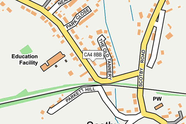 CA4 8BB map - OS OpenMap – Local (Ordnance Survey)