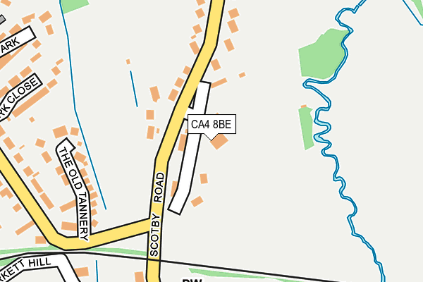 CA4 8BE map - OS OpenMap – Local (Ordnance Survey)