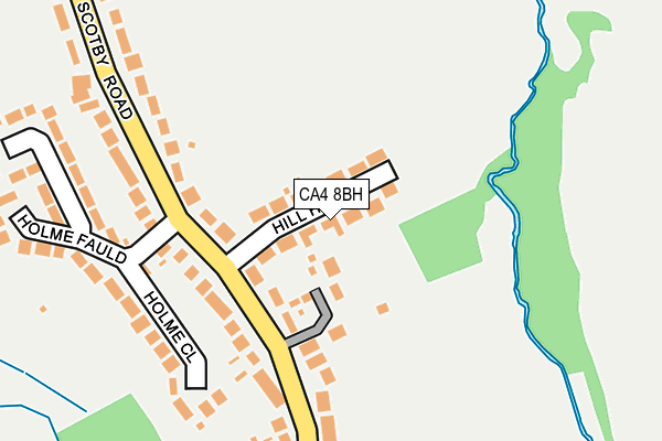 CA4 8BH map - OS OpenMap – Local (Ordnance Survey)