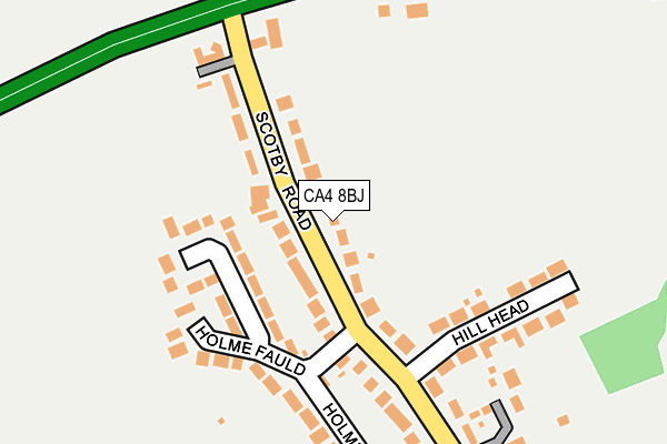 CA4 8BJ map - OS OpenMap – Local (Ordnance Survey)