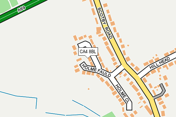 CA4 8BL map - OS OpenMap – Local (Ordnance Survey)
