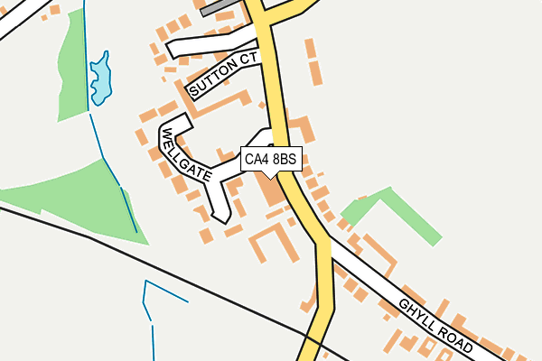 CA4 8BS map - OS OpenMap – Local (Ordnance Survey)