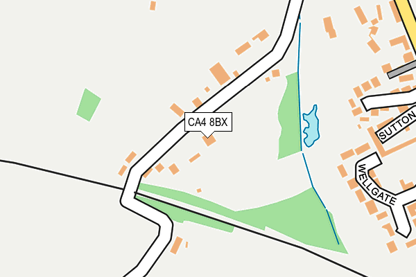 CA4 8BX map - OS OpenMap – Local (Ordnance Survey)