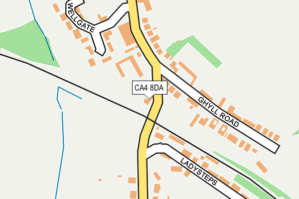 CA4 8DA map - OS OpenMap – Local (Ordnance Survey)