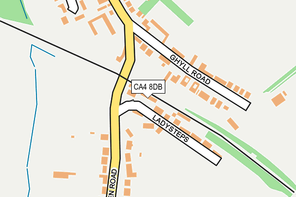 CA4 8DB map - OS OpenMap – Local (Ordnance Survey)