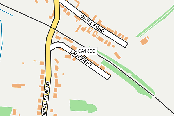 CA4 8DD map - OS OpenMap – Local (Ordnance Survey)