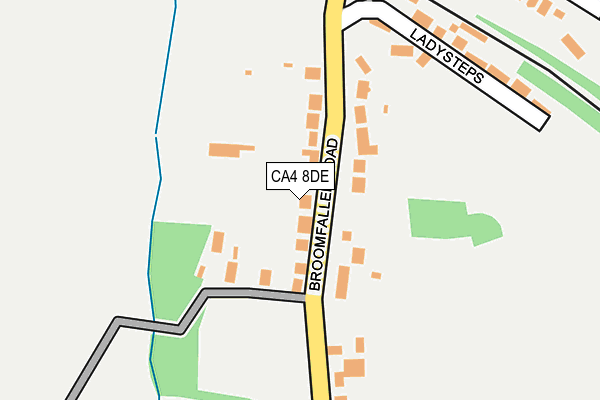 CA4 8DE map - OS OpenMap – Local (Ordnance Survey)