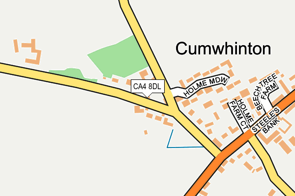 CA4 8DL map - OS OpenMap – Local (Ordnance Survey)