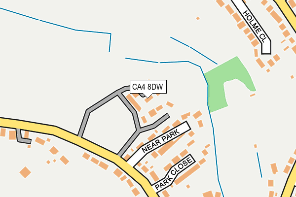 CA4 8DW map - OS OpenMap – Local (Ordnance Survey)