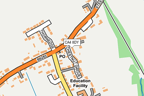 CA4 8DY map - OS OpenMap – Local (Ordnance Survey)