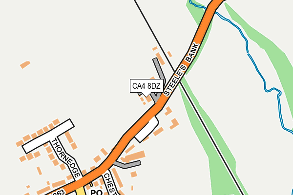 CA4 8DZ map - OS OpenMap – Local (Ordnance Survey)