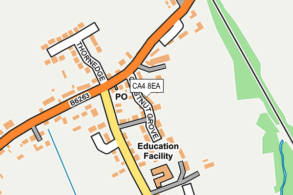 CA4 8EA map - OS OpenMap – Local (Ordnance Survey)