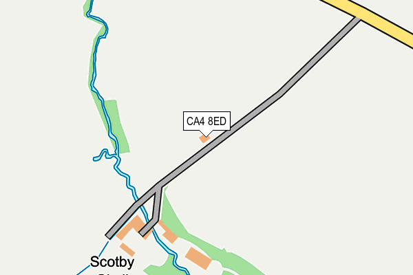 CA4 8ED map - OS OpenMap – Local (Ordnance Survey)