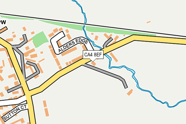 CA4 8EF map - OS OpenMap – Local (Ordnance Survey)