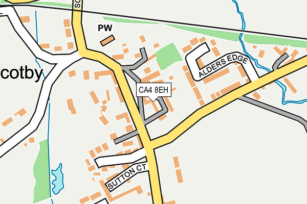 CA4 8EH map - OS OpenMap – Local (Ordnance Survey)