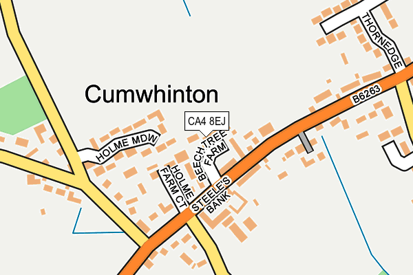 CA4 8EJ map - OS OpenMap – Local (Ordnance Survey)