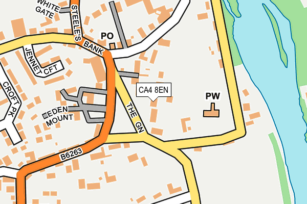 CA4 8EN map - OS OpenMap – Local (Ordnance Survey)