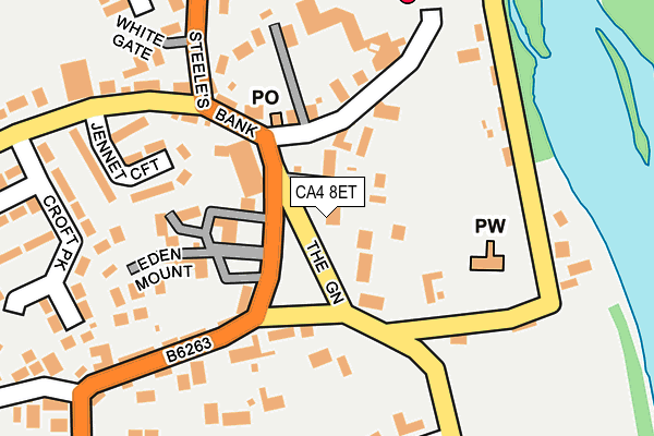 CA4 8ET map - OS OpenMap – Local (Ordnance Survey)