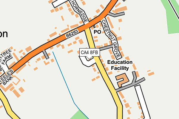 CA4 8FB map - OS OpenMap – Local (Ordnance Survey)