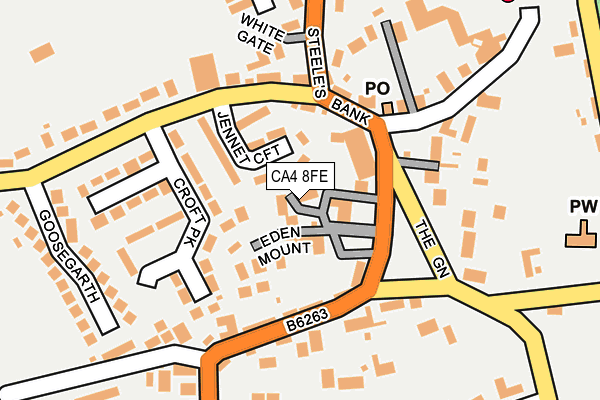 CA4 8FE map - OS OpenMap – Local (Ordnance Survey)