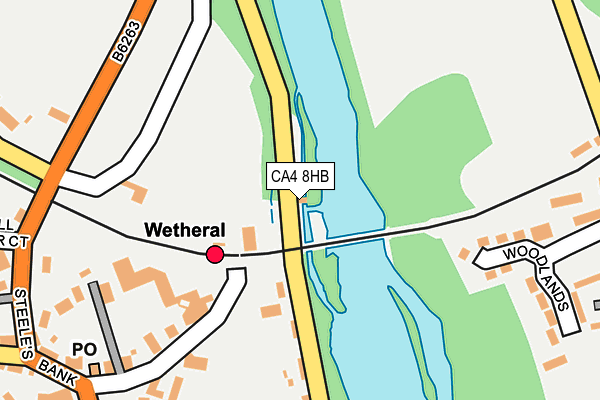 CA4 8HB map - OS OpenMap – Local (Ordnance Survey)