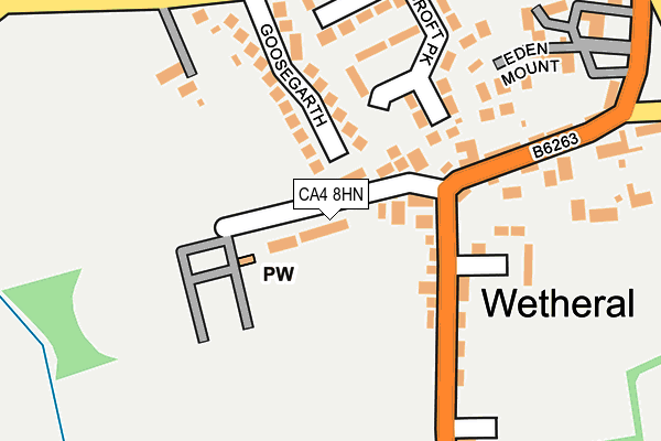 CA4 8HN map - OS OpenMap – Local (Ordnance Survey)