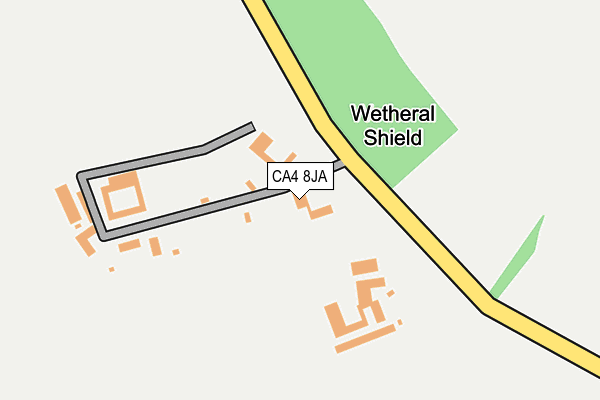 CA4 8JA map - OS OpenMap – Local (Ordnance Survey)