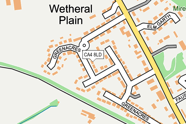 CA4 8LD map - OS OpenMap – Local (Ordnance Survey)