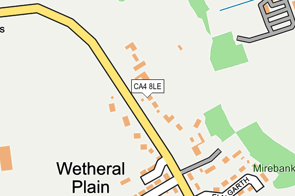 CA4 8LE map - OS OpenMap – Local (Ordnance Survey)