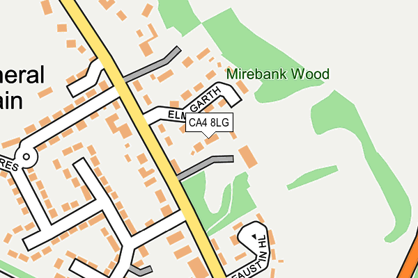 CA4 8LG map - OS OpenMap – Local (Ordnance Survey)