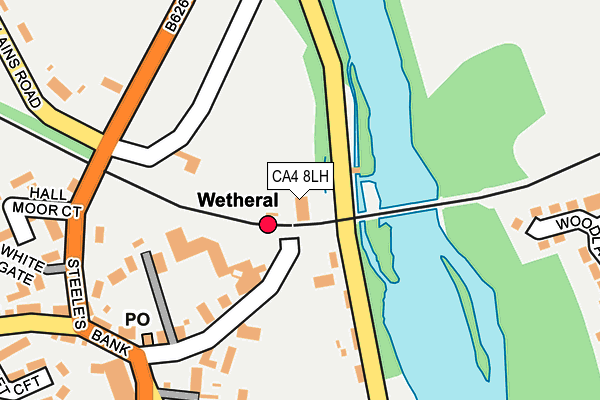 CA4 8LH map - OS OpenMap – Local (Ordnance Survey)