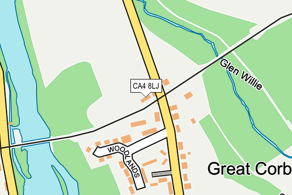 CA4 8LJ map - OS OpenMap – Local (Ordnance Survey)