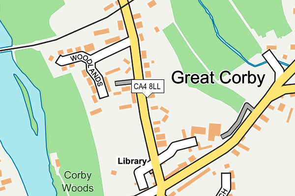 CA4 8LL map - OS OpenMap – Local (Ordnance Survey)