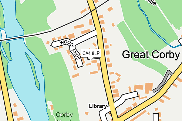 CA4 8LP map - OS OpenMap – Local (Ordnance Survey)